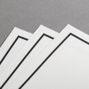 Büttenpapier Trauerpapier A4 - Abgesetzter Rand -...