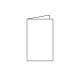 Trauerkarte hochdoppelt - 115x185mm creme - Serie Blanco