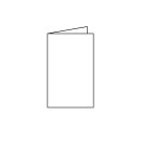 Trauerkarte hochdoppelt - 115 x 185 mm - Marmor Classic
