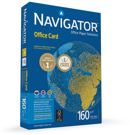 Druckerpapier A4 & A3 - Navigator Office Card - FSC® - 160g