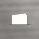 Trauerkarte querdoppelt - 115x185mm creme - Serie Blanco